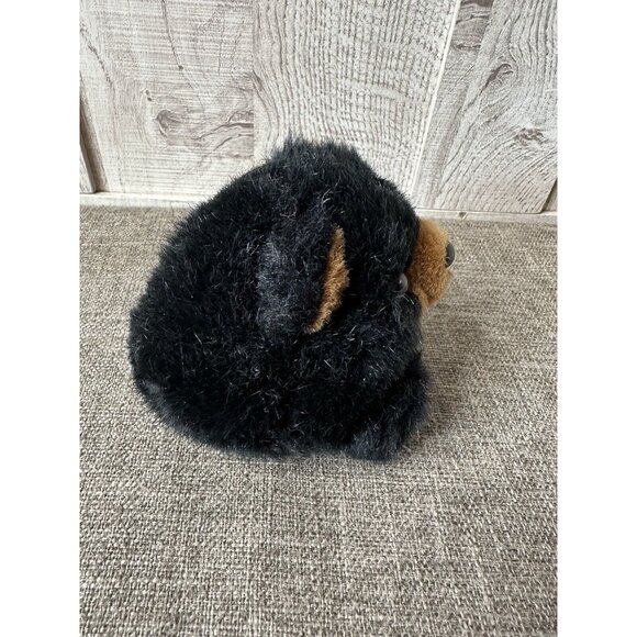 Puffkins Collection Swibco Benny Black Bear 4” Plush Stuffed Animal with Tags - Picture 4 of 6